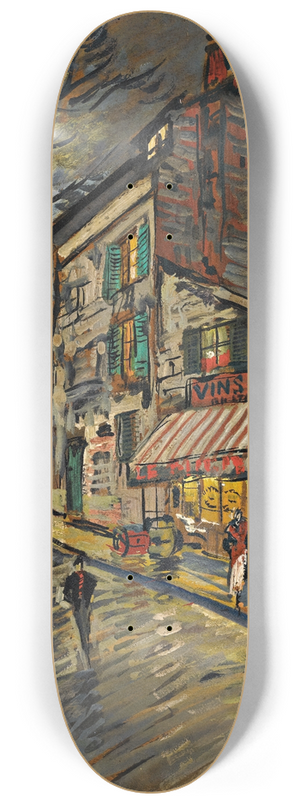 Konstantin Alexeevich Korovin - Paris By Night 8.25 inch art skate deck