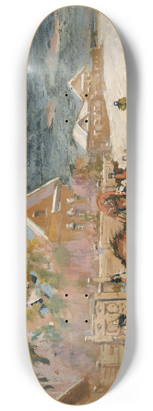 Konstantin Alexeevich Korovin - Winter Landscape 8.25 inch art skate deck