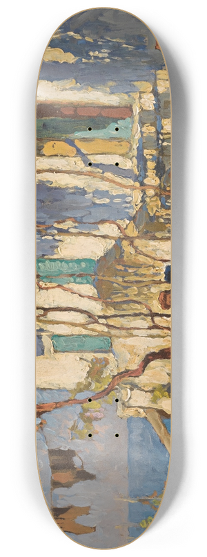 Konstantin Ivanovich Gorbatov - Resting In The Shade, Capri 8.25 inch art skate deck