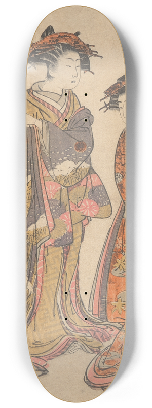 Korysai Isoda - Courtesans of Ieda-ya 8.25 inch art skate deck