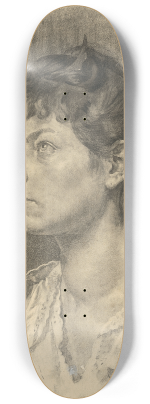 kos Aranyossy - Podobize dievaa so zdvihnutou hlavou 8.25 inch art skate deck