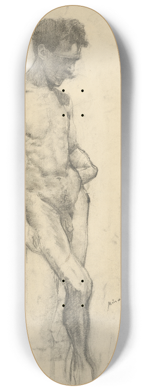 kos Aranyossy - tdia stojaceho muskho aktu 8.25 inch art skate deck