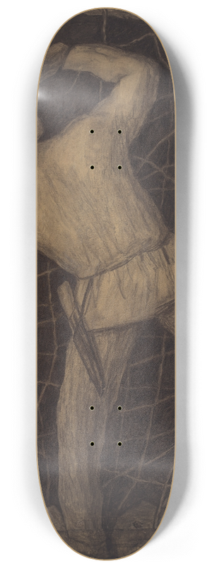 Kristjan Raud - Kalevipoeg prgu teel vrke purustamas 8.25 inch art skate deck