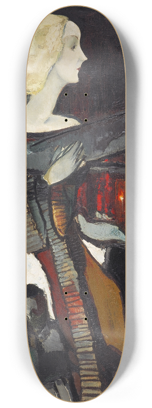 Krlis Padegs - Madonna with a Machine Gun 8.25 inch art skate deck