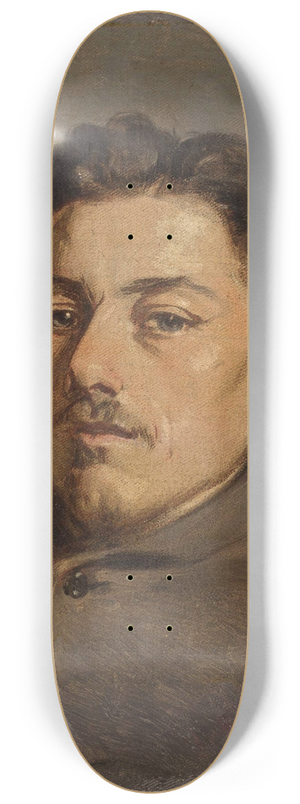 Andrzej Grabowski - Portrait of Franciszek Streitt, painter 8.25 inch art skate deck