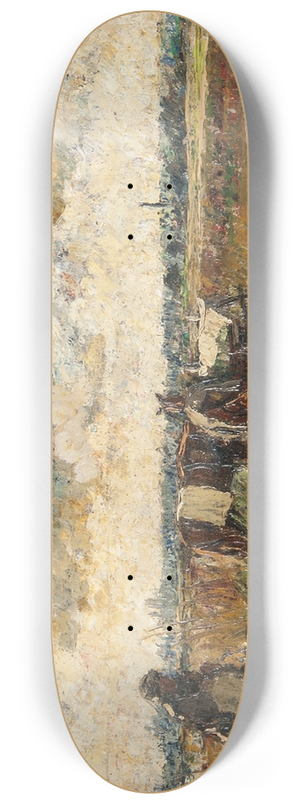 Kroly Kotsz - Plain with a Working Farmer 8.25 inch art skate deck