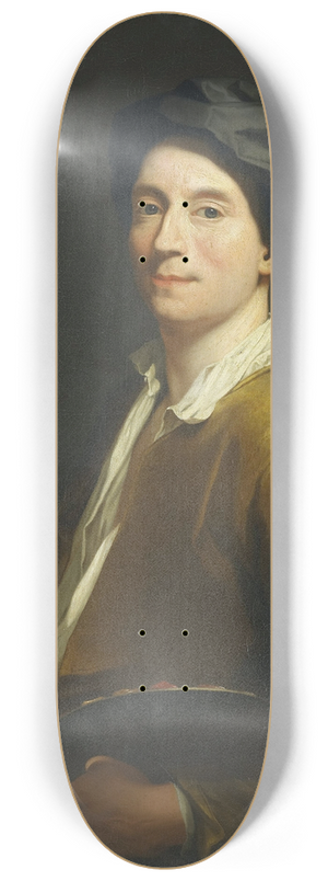 Krzysztof Lubieniecki - Portrait of a Painter, probably a Self Portrait 8.25 inch art skate deck