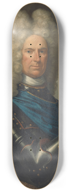 Krzysztof Lubieniecki - Portrait of Rear-Admiral Arent van Buren 8.25 inch art skate deck