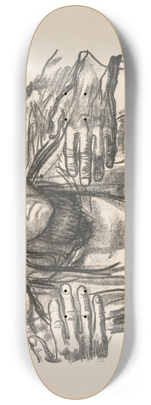 Kthe Kollwitz - Help Russia 8.25 inch art skate deck