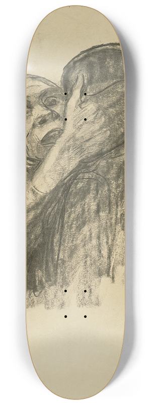 Kthe Kollwitz - Tod wird als Freund erkannt 8.25 inch art skate deck