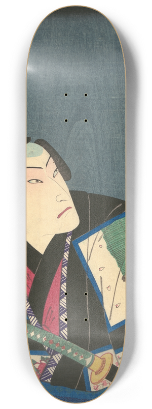 Kunichika Toyohara - Band Hikosabur in the role of Sukeroku from Kurote-group 8.25 inch art skate deck
