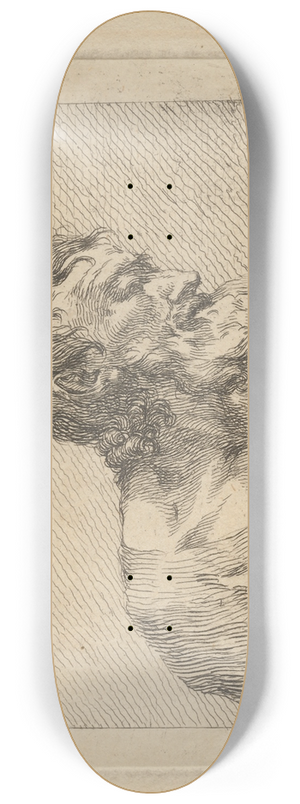 Angelica Kauffmann - Bust of an Old Man. 8.25 inch art skate deck Angelica Kauffmann - Bust of an Old Man. 8.25 inch art skate deck