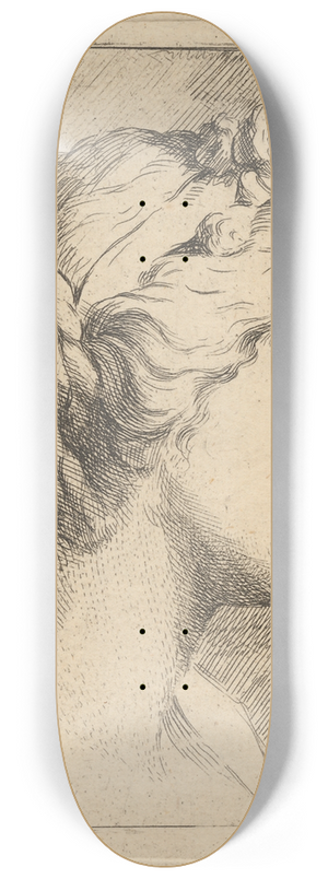 Angelica Kauffmann - Bust of a Woman 8.25 inch art skate deck Angelica Kauffmann - Bust of a Woman 8.25 inch art skate deck