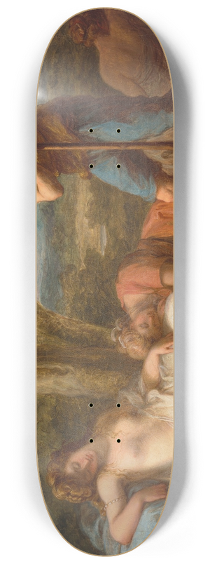 Angelica Kauffmann - Cimon and Iphigenia 8.25 inch art skate deck