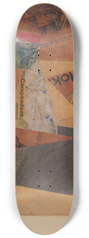 Kurt Schwitters - Mz 259 Zeichnung Campendonk 8.25 inch art skate deck