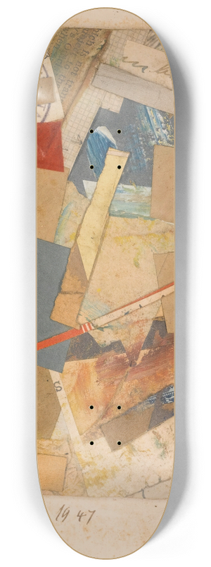 Kurt Schwitters - Mz X 13 8.25 inch art skate deck