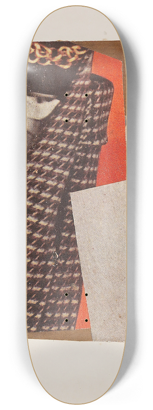 Kurt Schwitters - Ohne Titel (but but), Merzzeichnung 8.25 inch art skate deck