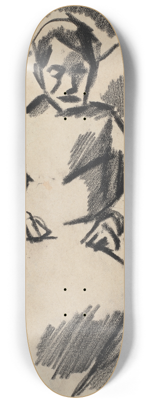 Kurt Schwitters - Z 112 Die Kranke 8.25 inch art skate deck