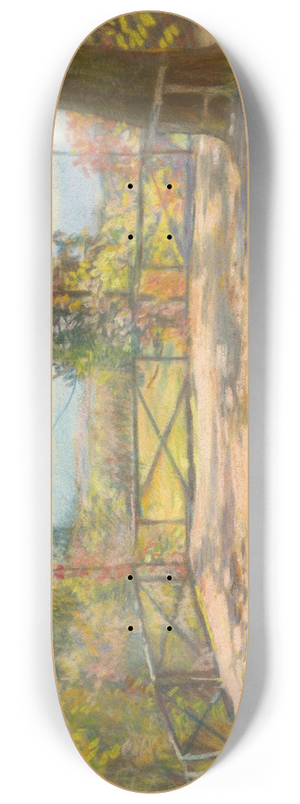 Ladislav Mednynszky - Motif in Park 8.25 inch art skate deck