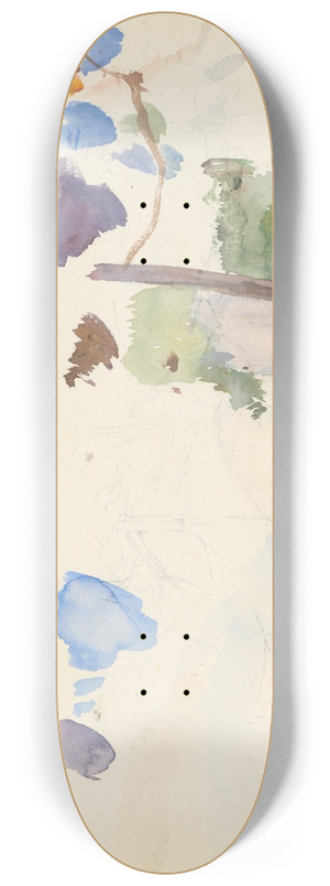 Ladislav Mednynszky - Study of mountain flowers 8.25 inch art skate deck Ladislav Mednynszky - Study of mountain flowers 8.25 inch art skate deck