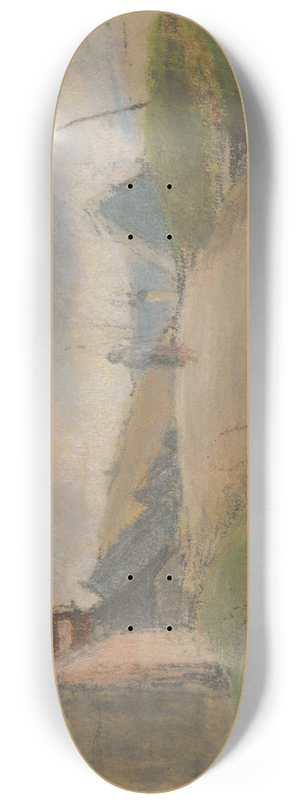 Ladislav Mednynszky - The road 8.25 inch art skate deck