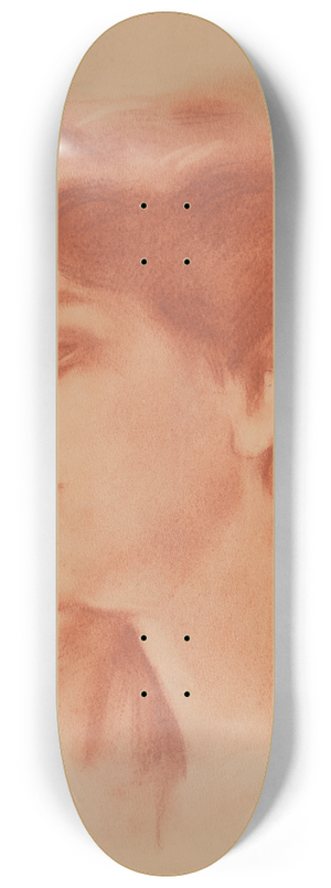 Ladislav Tresko - Study of a womans head 8.25 inch art skate deck