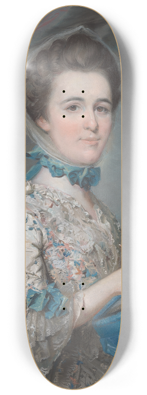 Lady Mary Lowther - Self-portrait 8.25 inch art skate deck Lady Mary Lowther - Self-portrait 8.25 inch art skate deck