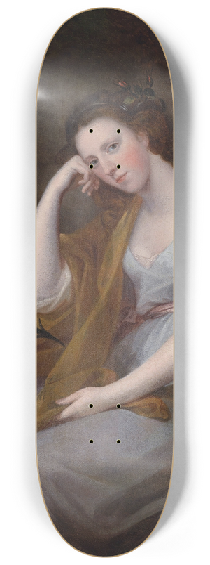 Angelica Kauffmann - Portrait of Lady Louisa Leveson Gower as Spes (Goddess of Hope) 8.25 inch art skate deck Angelica Kauffmann - Portrait of Lady Louisa Leveson Gower as Spes (Goddess of Hope) 8.25 inch art skate deck