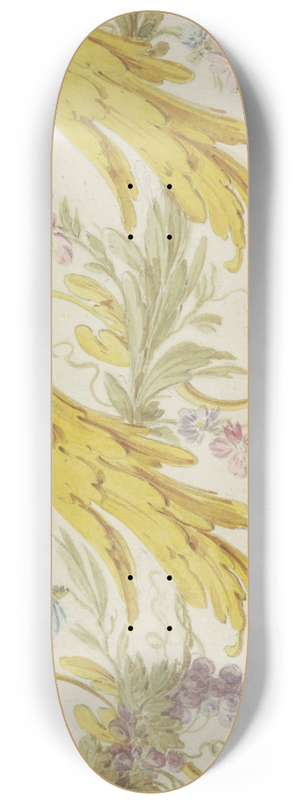 Lambertus Hardenberg - Bladranken en druiven 8.25 inch art skate deck