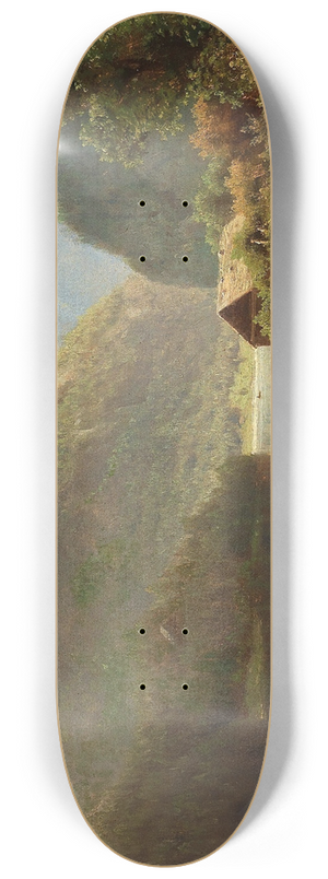 Adolf Chwala - A hut on the lakeside 8.25 inch art skate deck Adolf Chwala - A hut on the lakeside 8.25 inch art skate deck