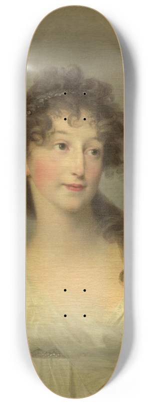 Angelica Kauffmann - Possibly Franciska Krasinska, Duchess of Courland 8.25 inch art skate deck