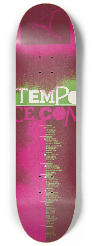 Lanny Sommese - The contemporary dance company 8.25 inch art skate deck