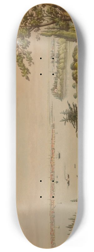 L. Augier - New York in 1822 from Weehawken 8.25 inch art skate deck L. Augier - New York in 1822 from Weehawken 8.25 inch art skate deck