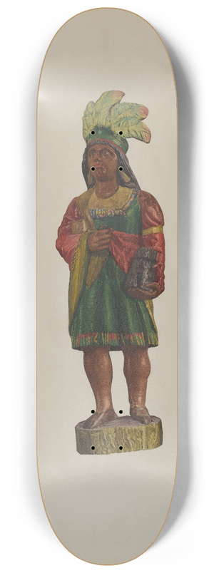 Laura Bilodeau - Tradesmans Sign 8.25 inch art skate deck