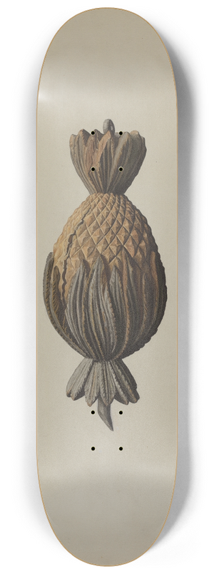 Laura Bilodeau - Wood Tradesmans Sign 8.25 inch art skate deck