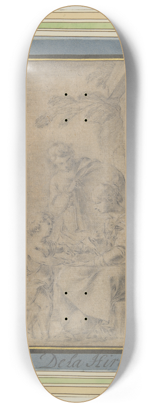 Laurent de la Hyre - The HolyFamily 8.25 inch art skate deck Laurent de la Hyre - The HolyFamily 8.25 inch art skate deck