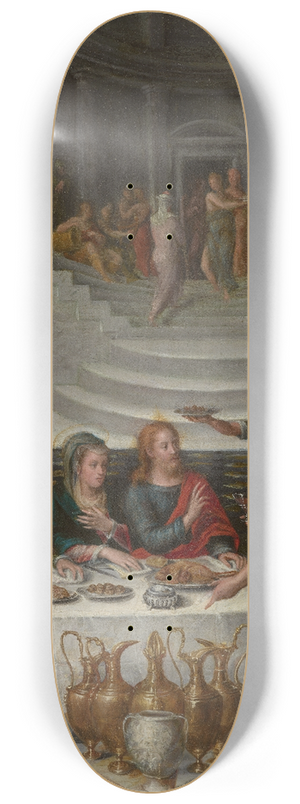 Lavinia Fontana - The Wedding Feast at Cana 8.25 inch art skate deck