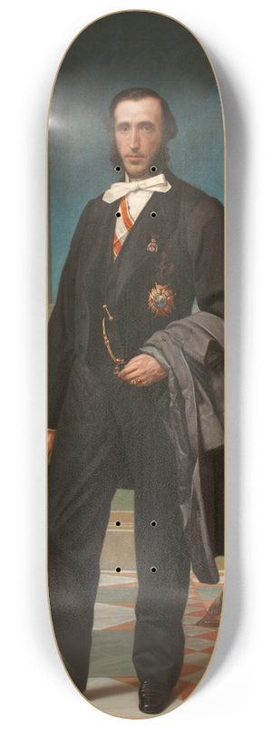 Angel Mara Cortellini Hernndez - Basilio de Chvarri 8.25 inch art skate deck