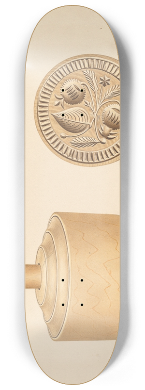 Lawrence Flynn - Butter Mold  Burr Design 8.25 inch art skate deck