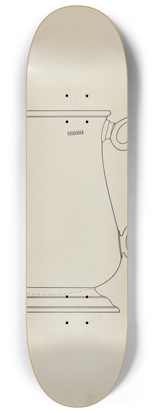 Lawrence Flynn - Silver Mug 8.25 inch art skate deck