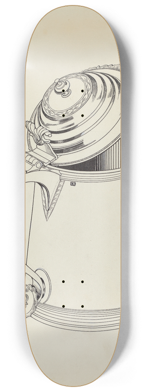 Lawrence Flynn - Silver Tankard 8.25 inch art skate deck