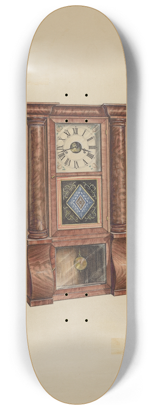 Lawrence Phillips - Clock 8.25 inch art skate deck