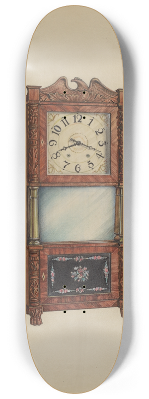 Lawrence Phillips - Shelf Clock 8.25 inch art skate deck