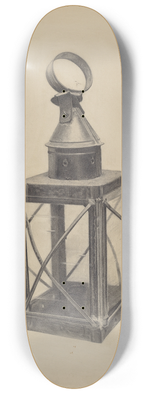Lazar Rubinstein - Hand Lantern 8.25 inch art skate deck