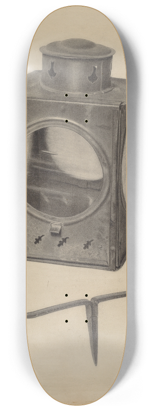 Lazar Rubinstein - Square Lantern 8.25 inch art skate deck Lazar Rubinstein - Square Lantern 8.25 inch art skate deck