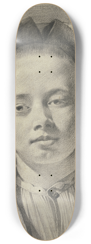 Leendert van der Cooghen - Bildnis eines jungen Menschen 8.25 inch art skate deck