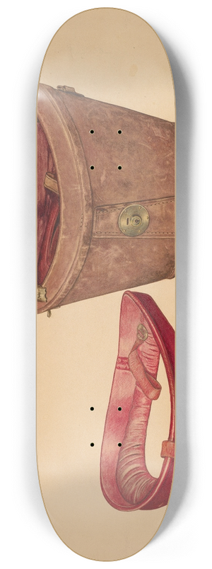 Lelah Nelson - Mans Hat Box 8.25 inch art skate deck