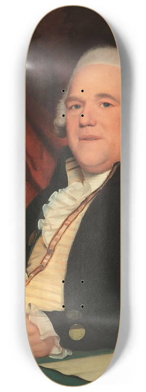 Lemuel Francis Abbott - Portrait of John Sims Esq., Merchant of London 8.25 inch art skate deck