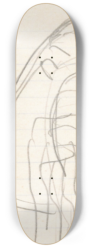 Leo Gestel - Ontwerpschets voor Paul Fierens lArt Hollandais contemporain 8.25 inch art skate deck