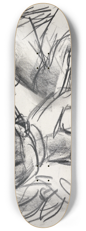 Leo Gestel - Studieblad met mannen aan het werk 8.25 inch art skate deck